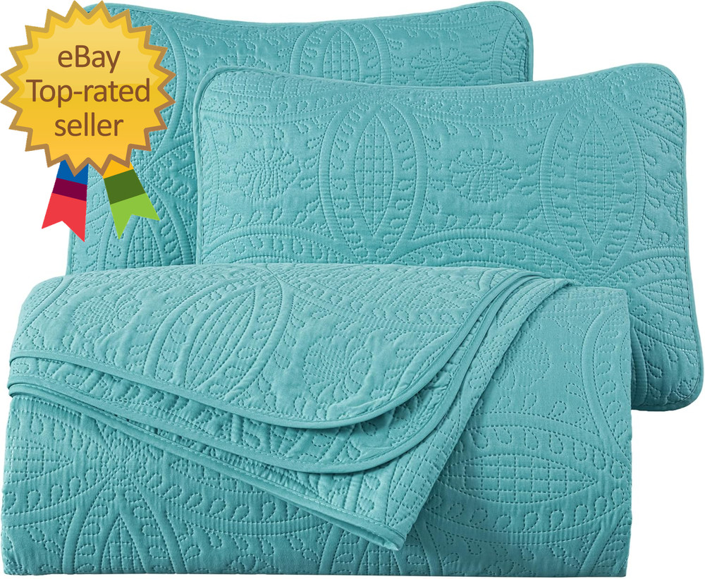 Austin 3 Piece Oversized Bedspread Coverlet Set