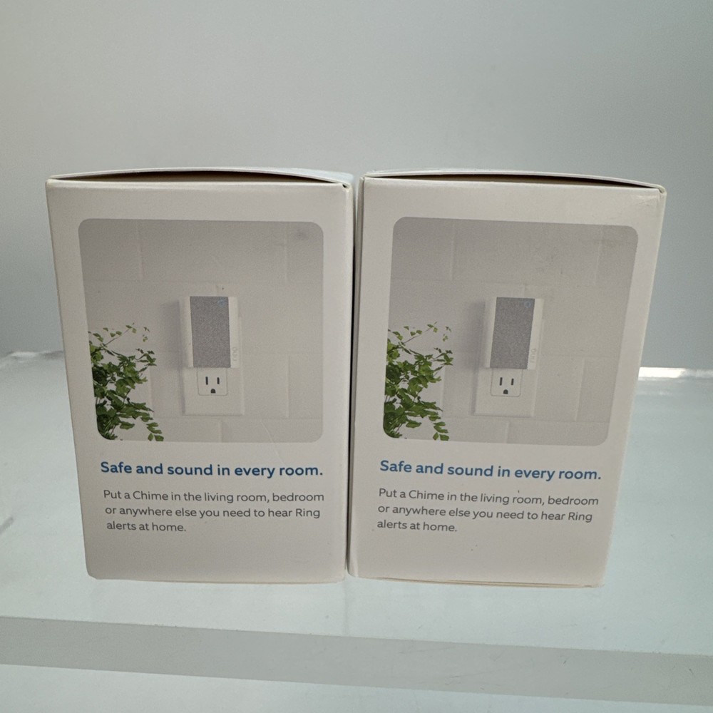 2 Ring Chime 2nd Generation Plug In Chime for Ring Devices Sealed