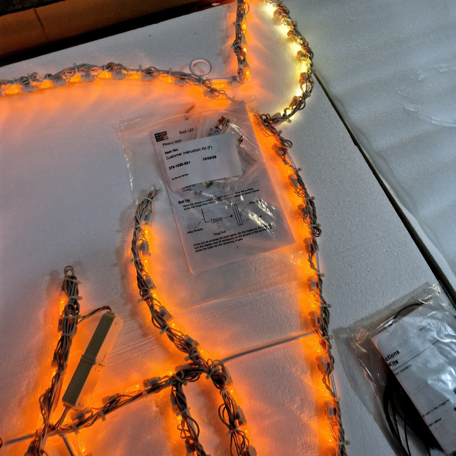 Holiday Lighting Specialists Christmas Standing Doe Outdoor Decoration 5 Ft