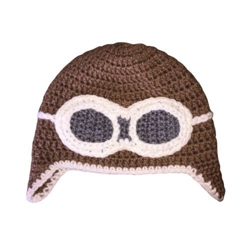 Crochet Aviator Hat All Sizes Available