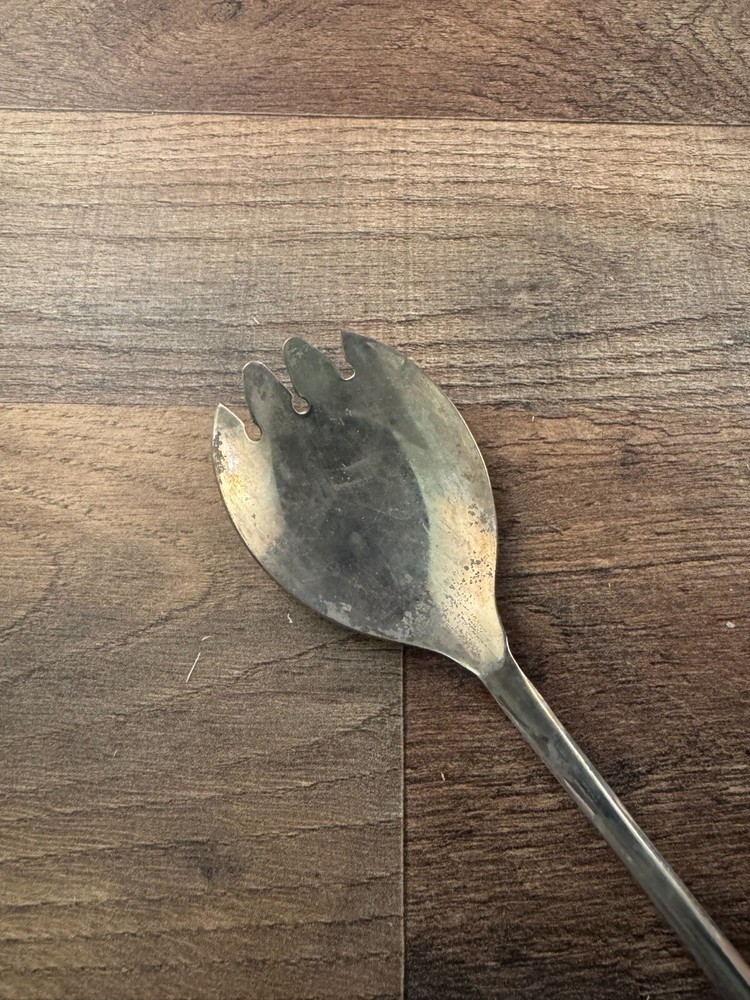 Silver Plated Sheffield England Salad Server Fork Replacement