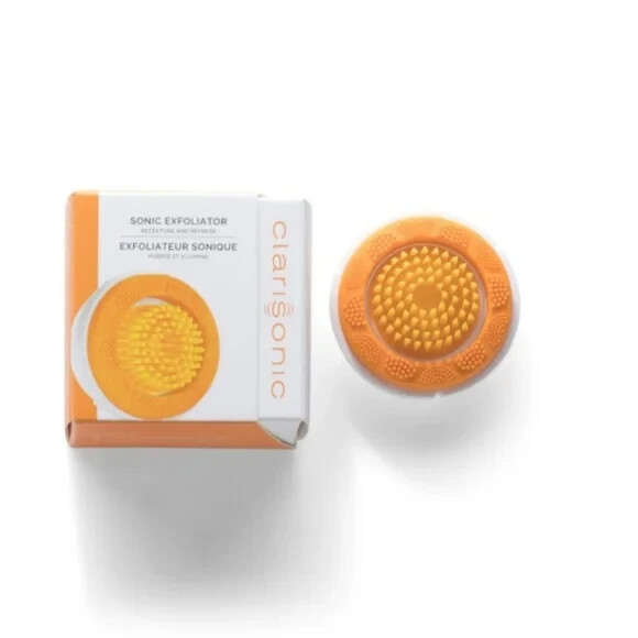 Clarisonic Sonic Exfoliator Retexture Refresh Replacement Brush Head Orange -New