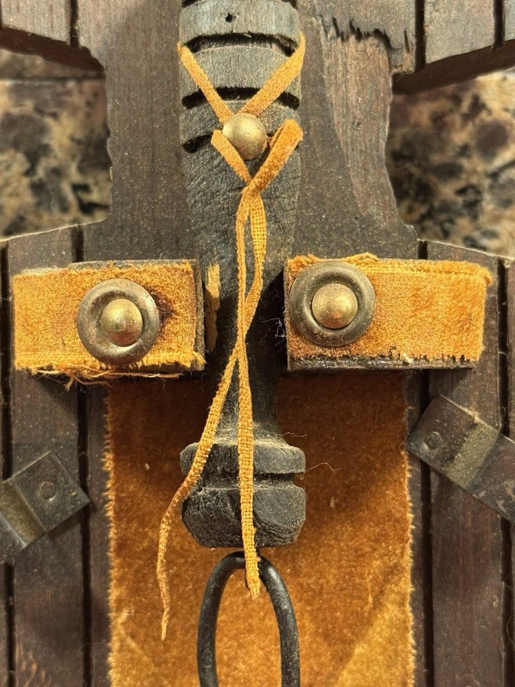 Dungeon Master Medieval Gothic Spiked Mace Wall Plaque Flail Weapons