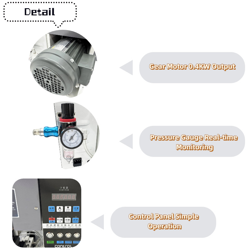 Full-automatic Multi-core Wire Stripping and Terminal all-in-one Machine 110V