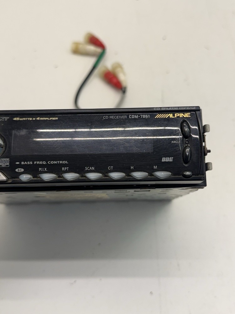 Alpine CDM-7861 Head Unit Stereo Deck Radio