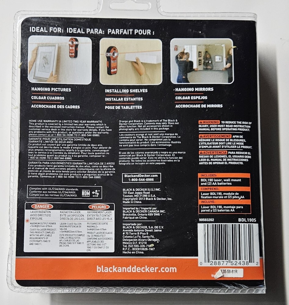 Black & Decker BDL190S Level