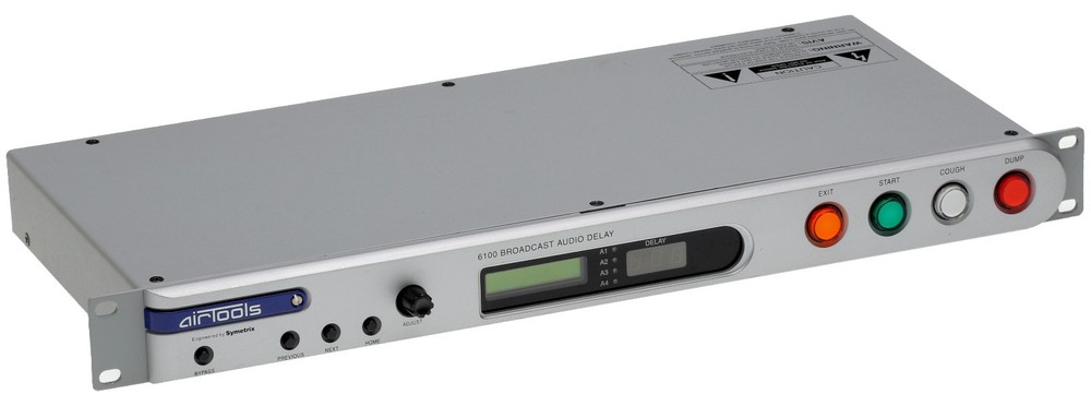 Symetrix Airtools 6100 Profanity Delay AES Digital Audio Broadcast DUMP Button