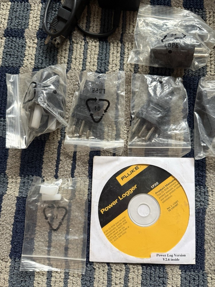 Fluke 1735 Three-Phase Power Logger w/ All Accessories