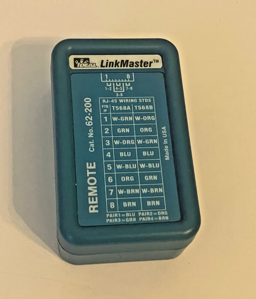 Ideal Linkmaster Cable Tester 62-200 (REMOTE only)