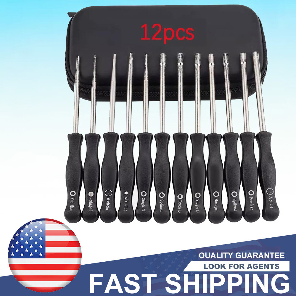 12pcs Screwdriver Carburetor Adjustment Tool Carb Adjust Kit For 2 Cycle Engine