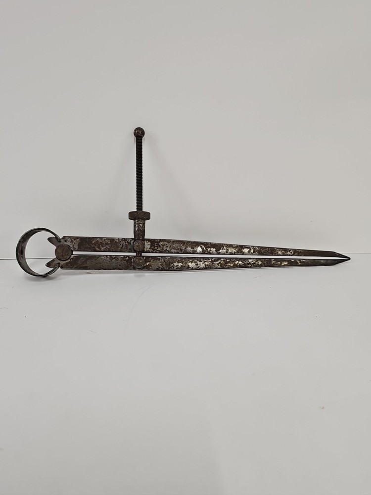 9" Straight Callipers Spring Inside Flat Legs