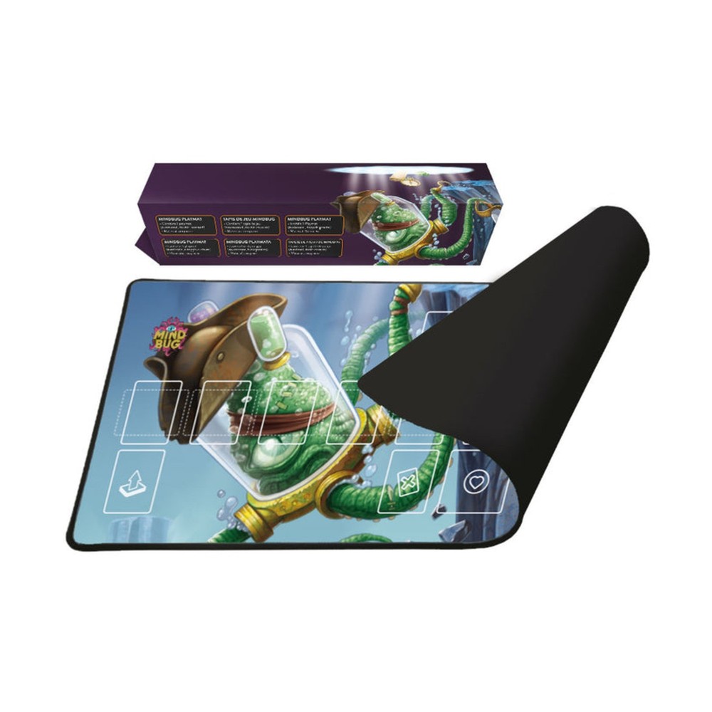Nerdlab Board Games Mindbug Functional Playmat - Captain Tentacles New