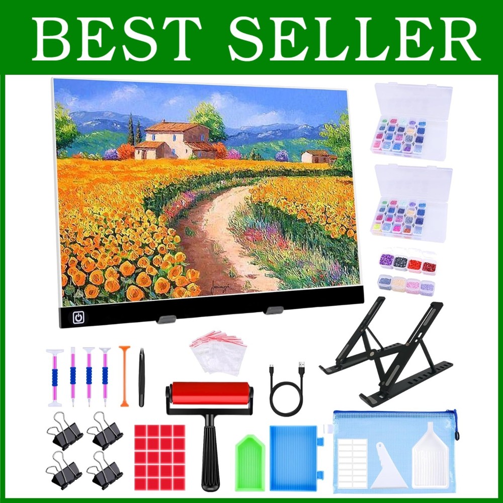 Diamond Art Light Board Kit with Storage Case