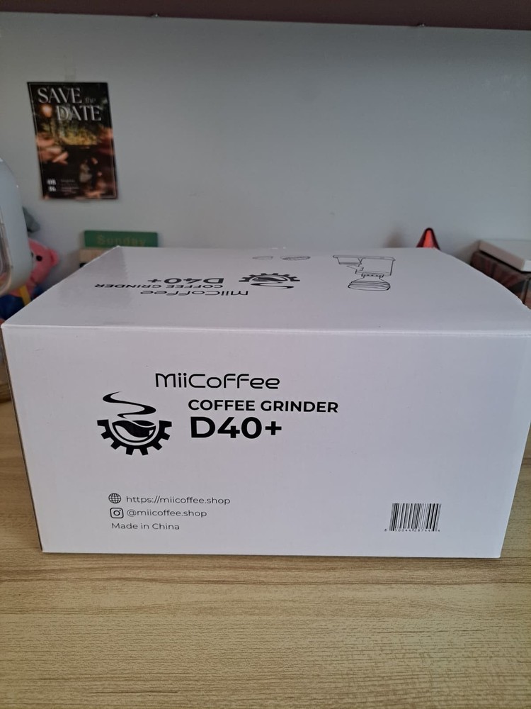 MiiCoffee D40+ Single Dose Coffee Grinder (Black)
