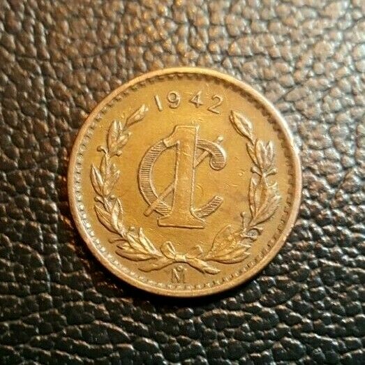 Bronze 1 Centavo Mexico 1942