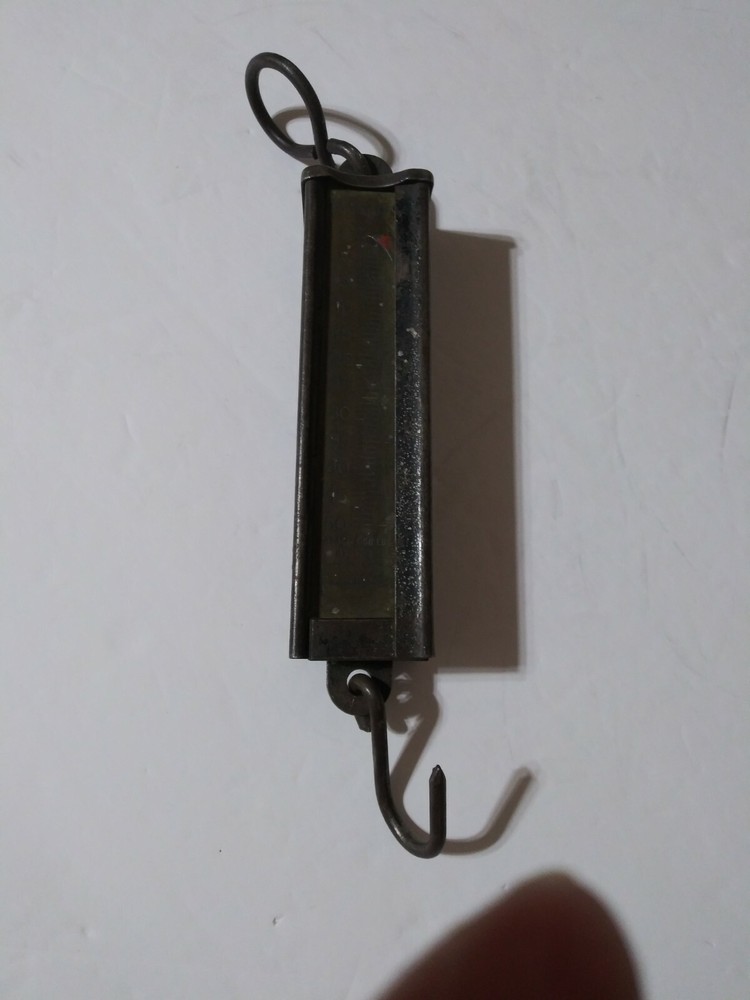 Vintage Hanson 50 Lb. Hanging Spring Scale Model # 895