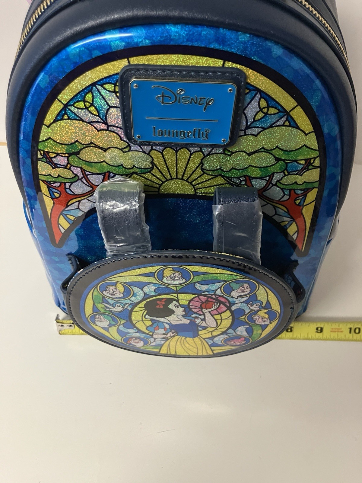 Loungefly Disney Princess Stained Glass Collection Snow White Mini Backpack NWT