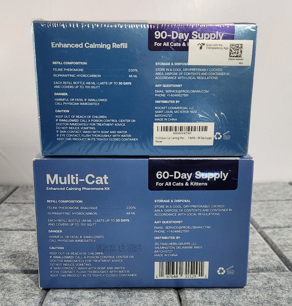ProElobara Multi-Cat Pheromone Formula Diffuser Kit for Cat Calming