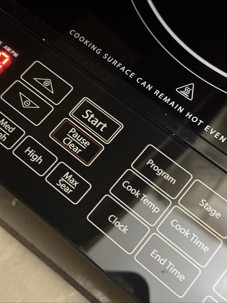 Nuwave Double Precision Induction Cooktop 1800W 2 - 8” Heating Black 30601