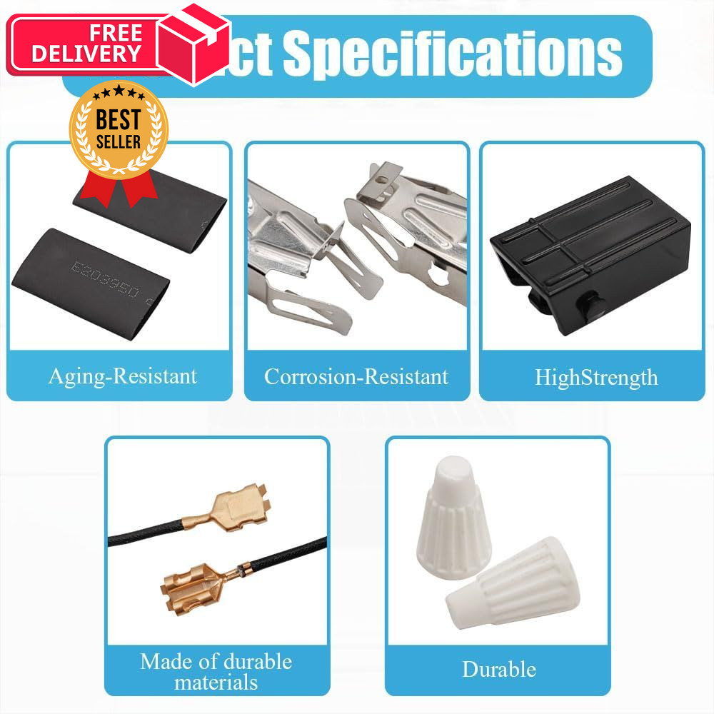 330031 2 Pack Universal Range Stove Element Plug Receptacle Block Fits...