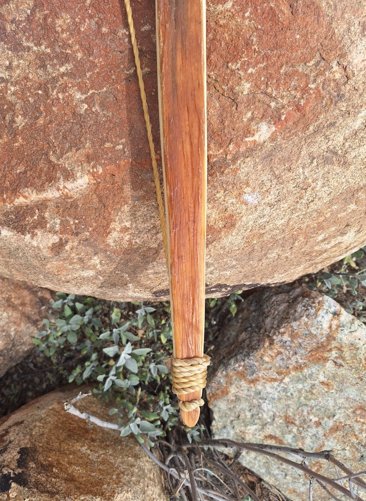 Sinew backed Hackberry bow 48" long 45#@20"