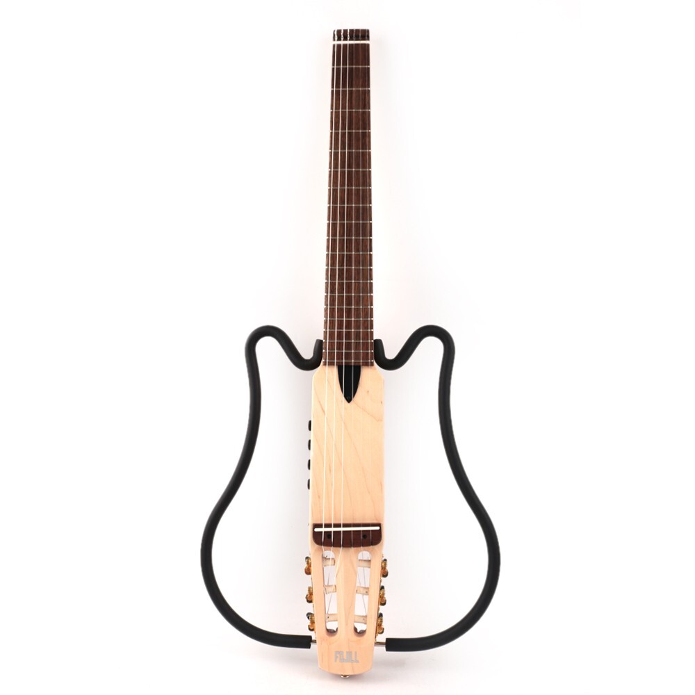 travel electric classical guitar silent nylon string headless built in effect