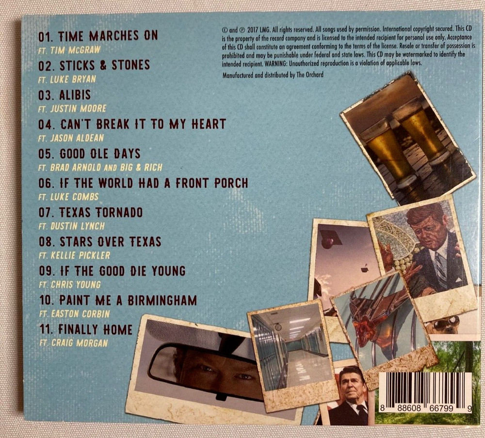TRACY LAWRENCE GOOD OLE DAYS SIGNED/Autographed CD - No COA