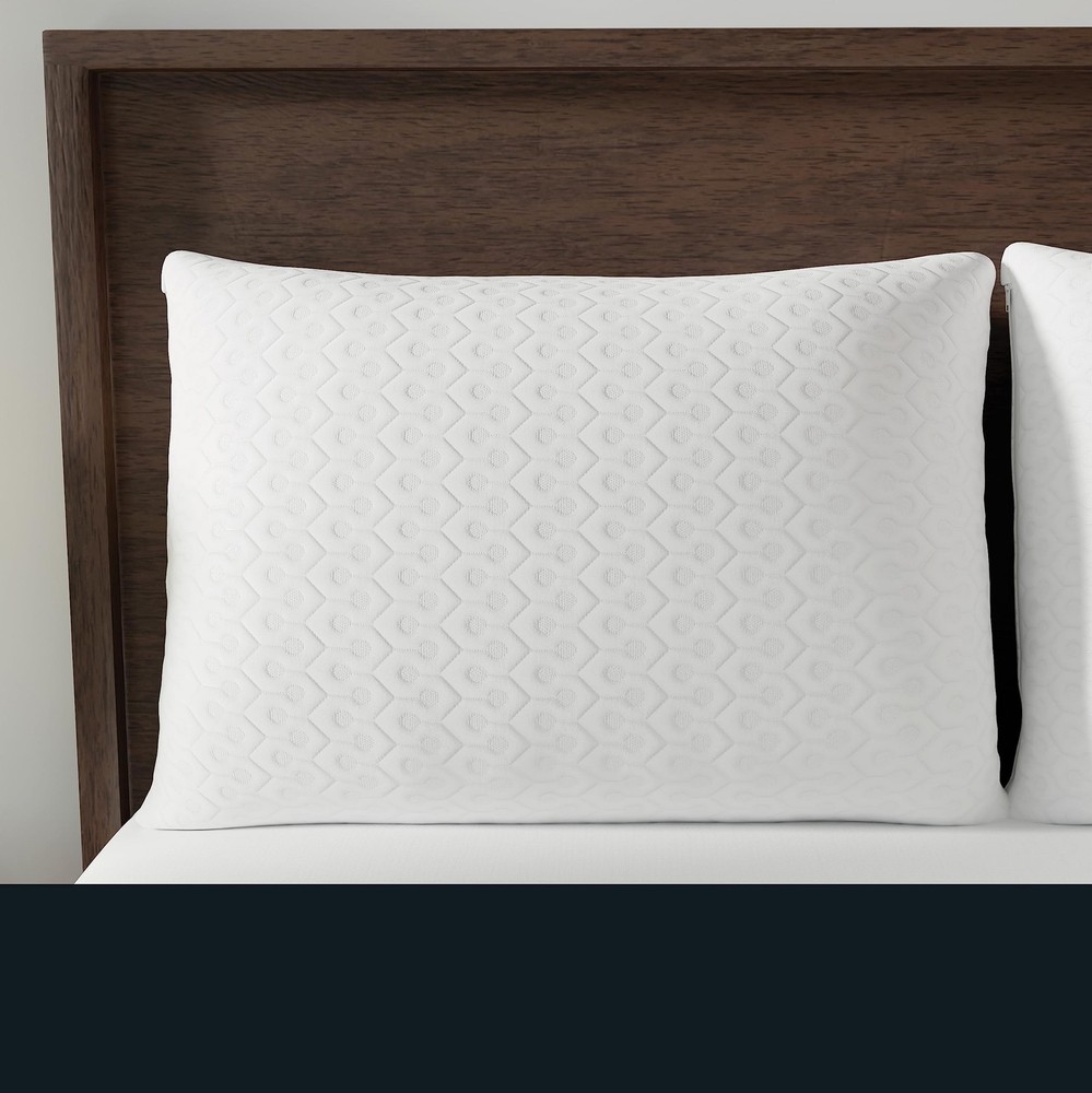 Plush Pillow Protector, Bed Bite Proof, Platinum Defense, White