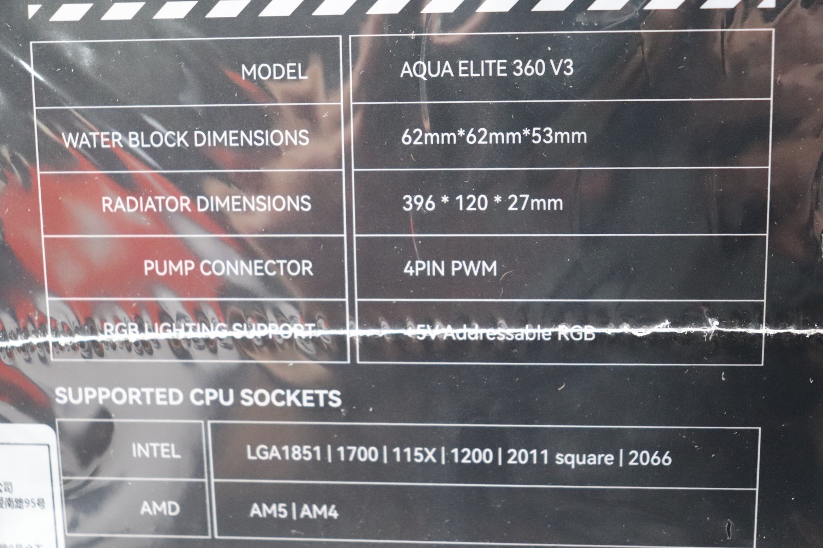 Thermalright Aqua Elite 360 V3 AIO CPU Cooler 360mm ARGB PWM Fans