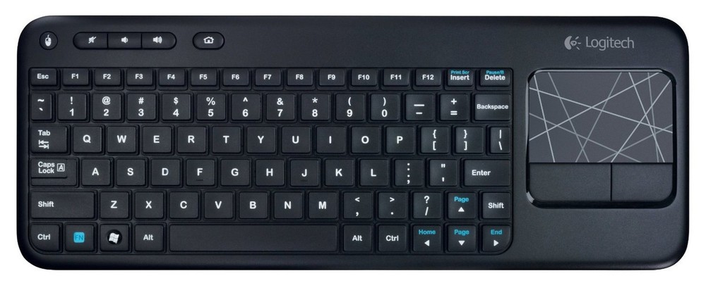 Logitech Wireless Touch Keyboard K400 with Built-in Multi-Touch Touchpad