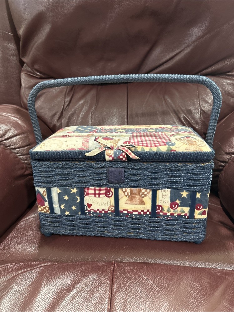 Vintage Sewing Basket Noah’s Ark