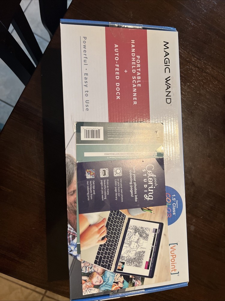 Magic Wand Portable Scanner VuPoint Solutions Auto Feed Dock Preview Screen