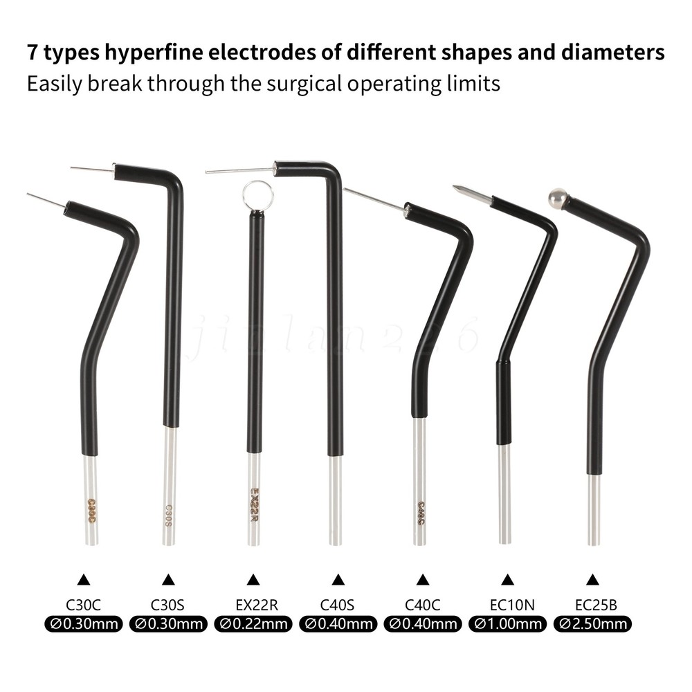 7 PCS SET ES-20 Electrosurgery Electrode Tips