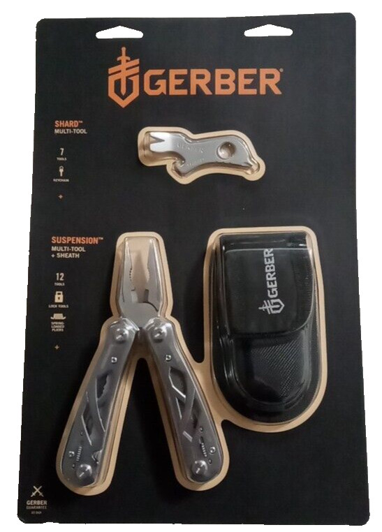 Gerber Suspension Multi-Tool + Sheath & Shard Multi-Tool NEW