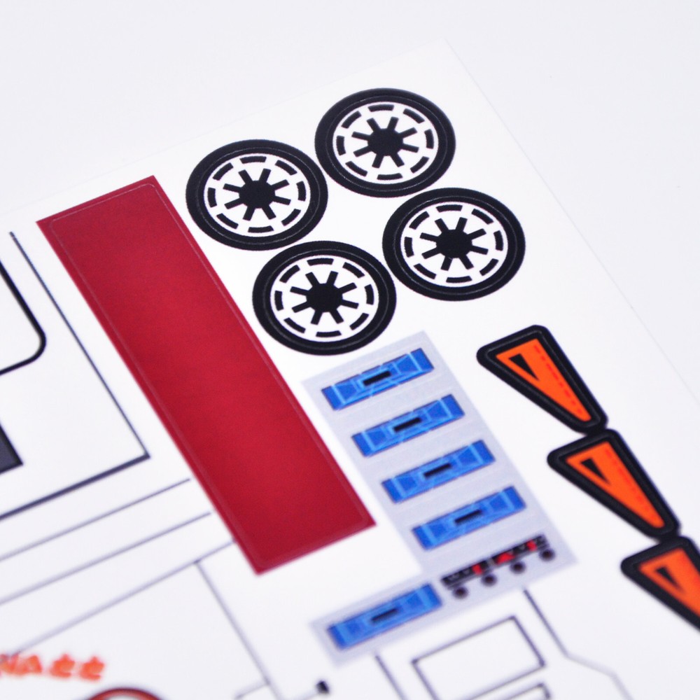 Replacement sticker for set 7676 Precut sticker