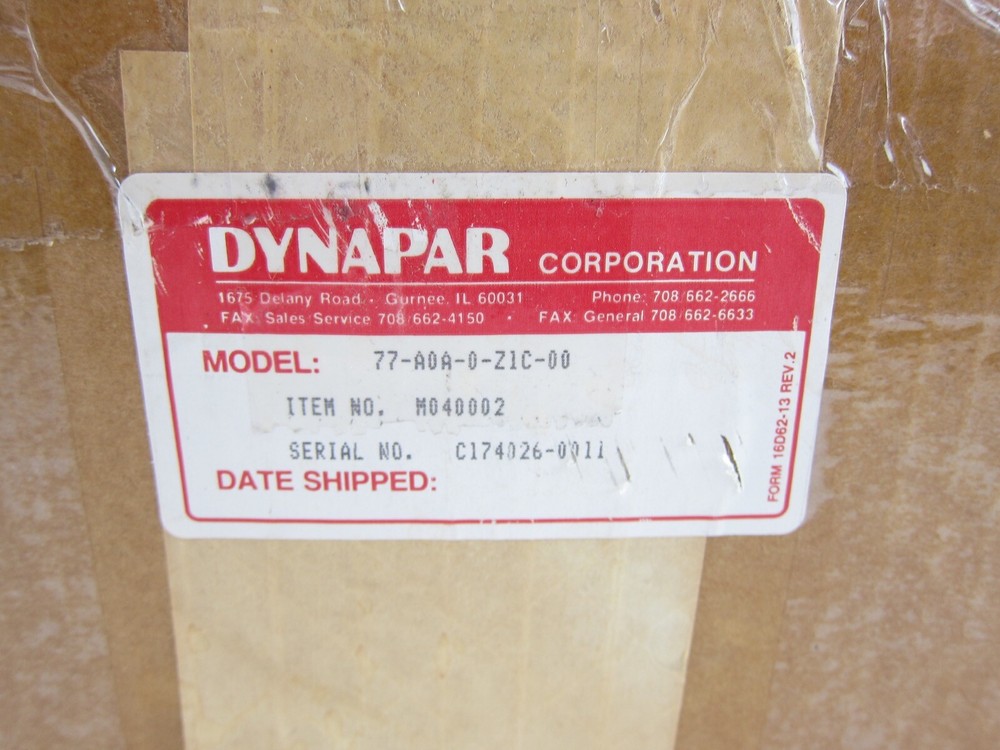 NEW Dynapar 77 A0A 0 Z1C 00 Encoder 77A0A0Z1C00