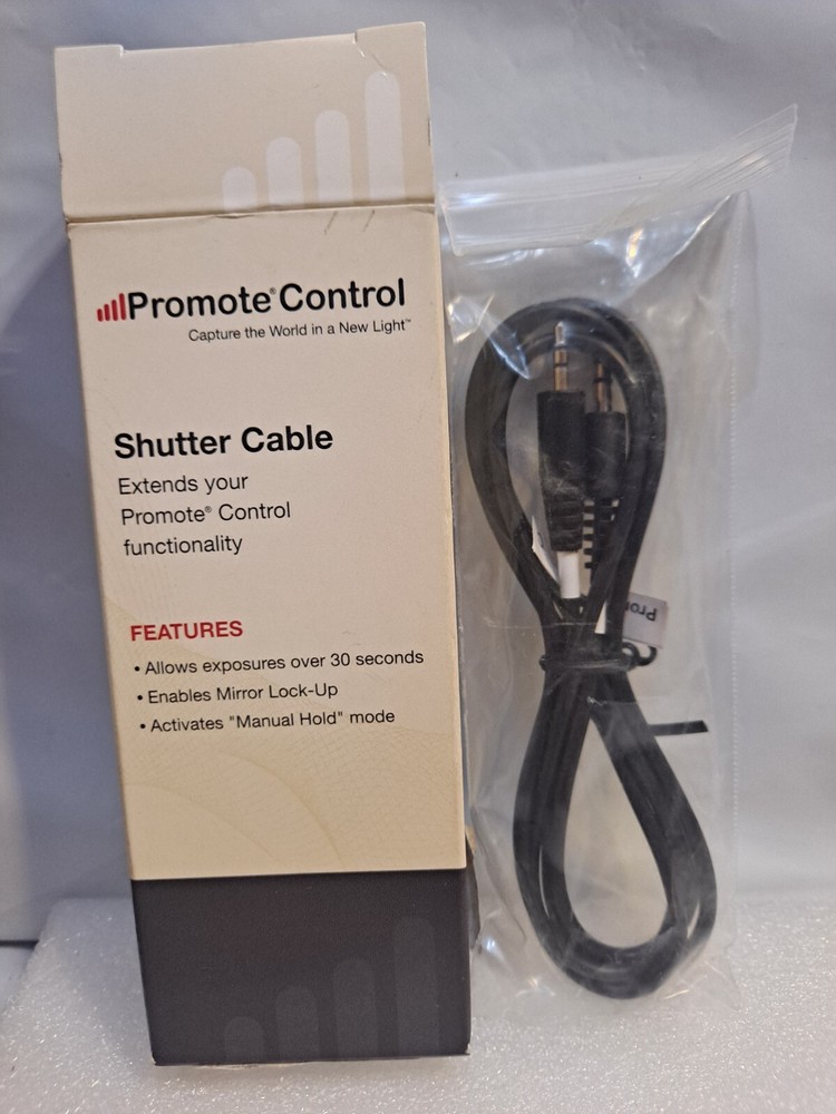 Promote Systems Control- Digital SLR camera remote control with case Cords +