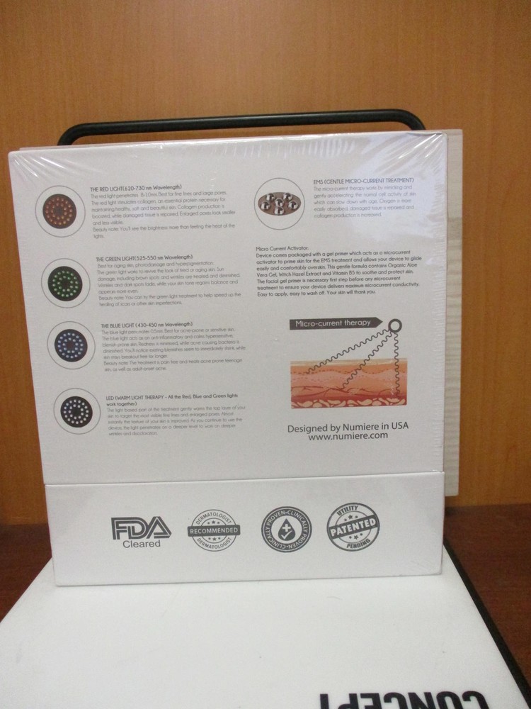 NUMIERE PLUS Microcurrent And LED Tightening Sculpting & Wrinkle Reducing Device