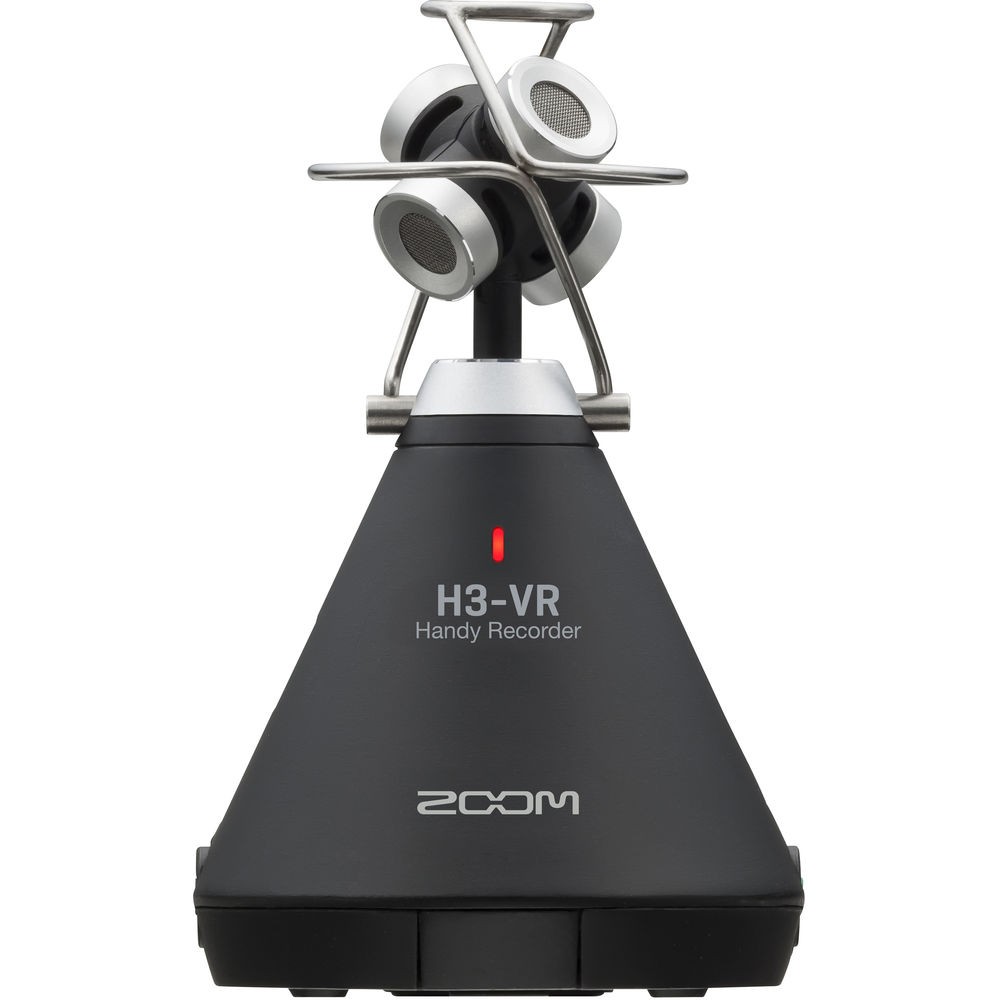 Zoom H3-VR Handy Audio Recorder with Built-In Ambisonics Mic Array Bundle