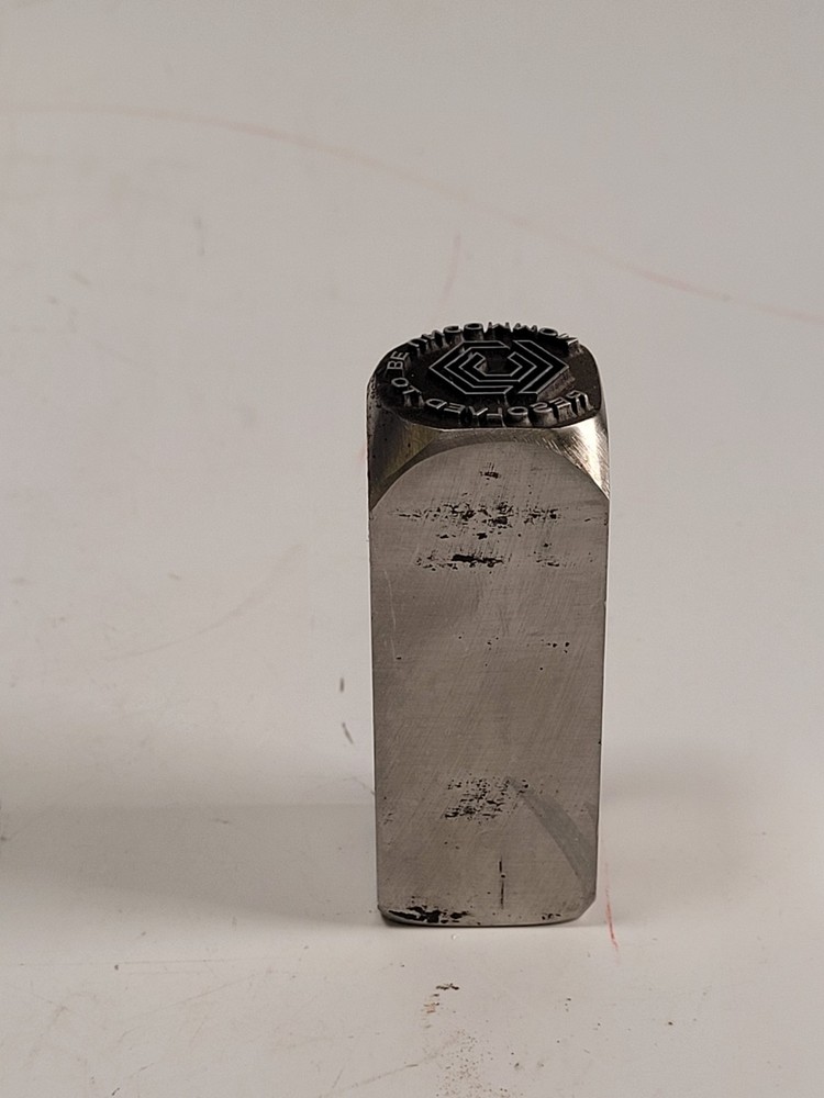 Custom Blacksmith Touchmark Stamp - Resolved To Be Uncommon