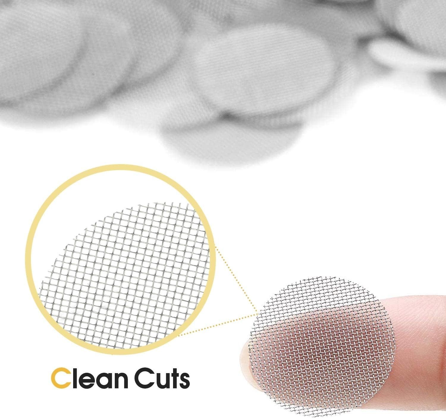 120 Pcs Pipe Screens Stainless Steel Screen Filter for Pipe 3/4 Mesh Pipe Filter