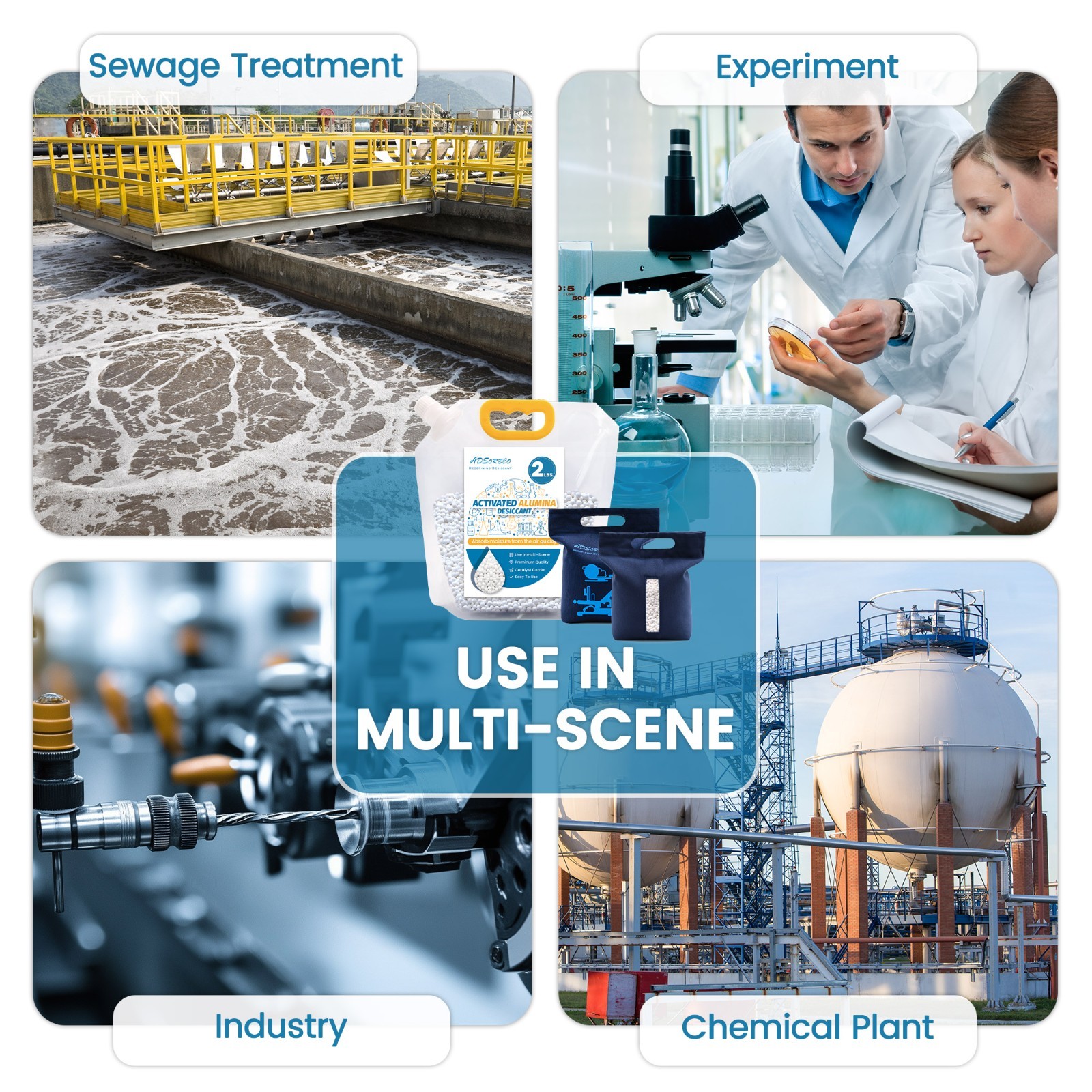 2 LBS Adsorbco Activated Alumina Desiccant