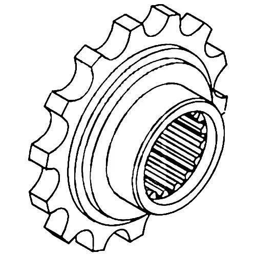 Coupler Sprocket Front fits Oliver 1650 107415A