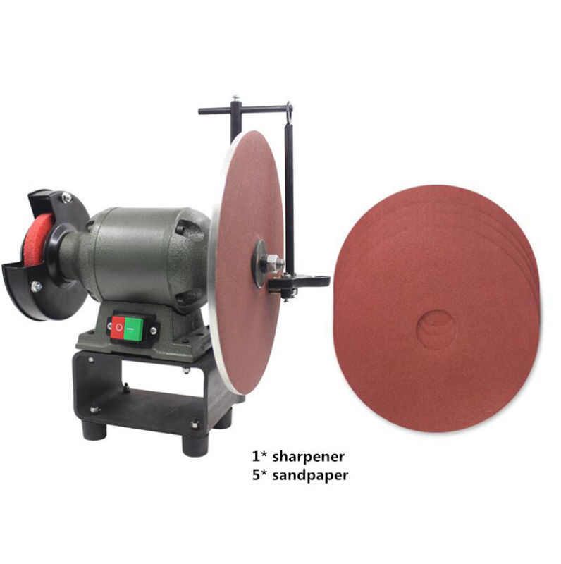 Electric Sheep Clipper Blade Sharpener Wool Scissors Grinding Machine Sandpapers