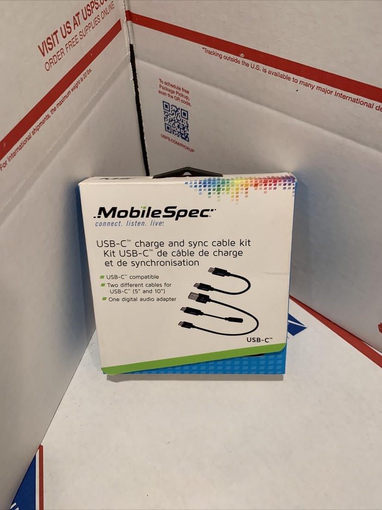 MobileSpec MBS05100 USB-C Charge and Sync Cable Kit