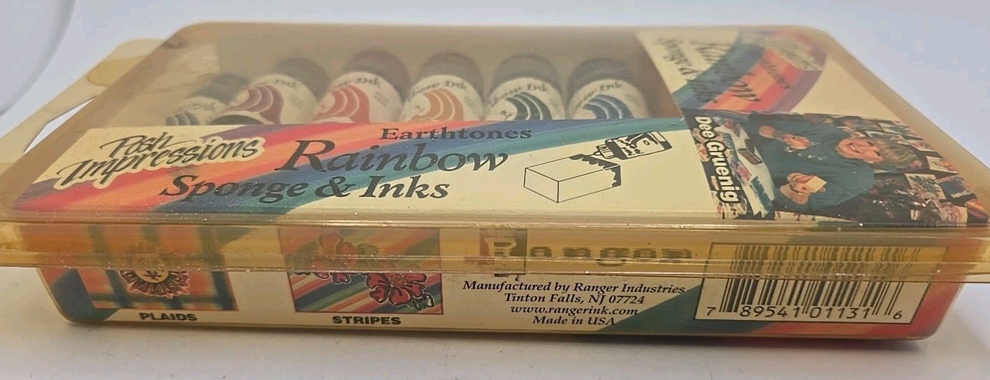 Posh Impressions Inkabilities Earthtones Rainbow Sponge & Inks Dee Gruenig