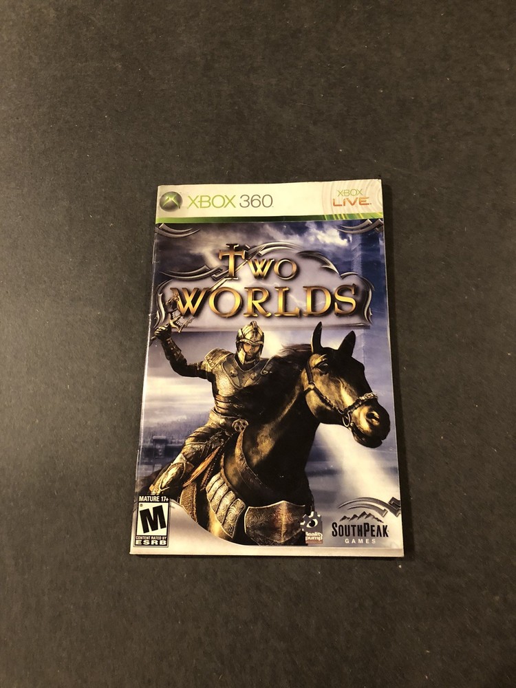 two worlds xbox 360 Manual Only