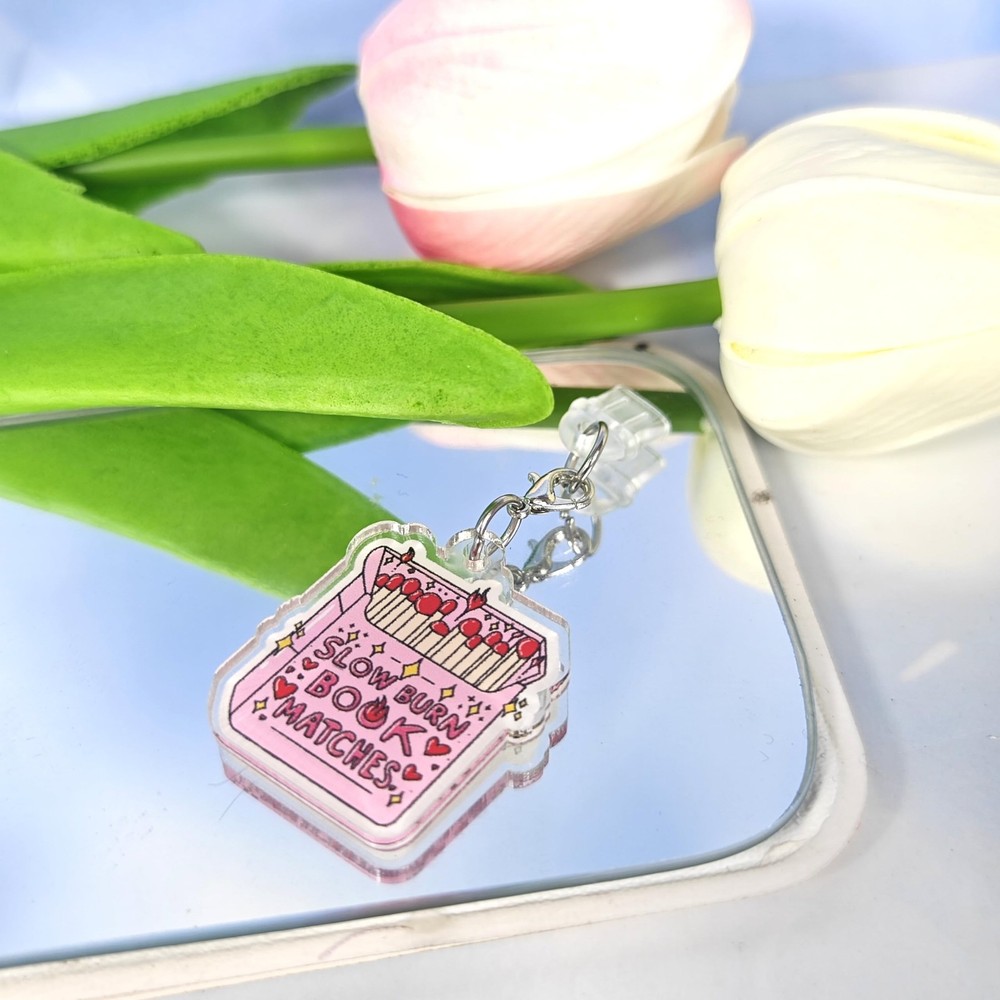 ANKUAITIAN 6PCS Charms for E-Reader, About Reading Theme Dust Type C, Style-B