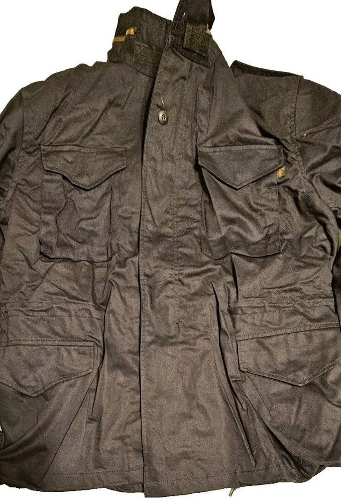 Black Field Jacket Size Medium Regular