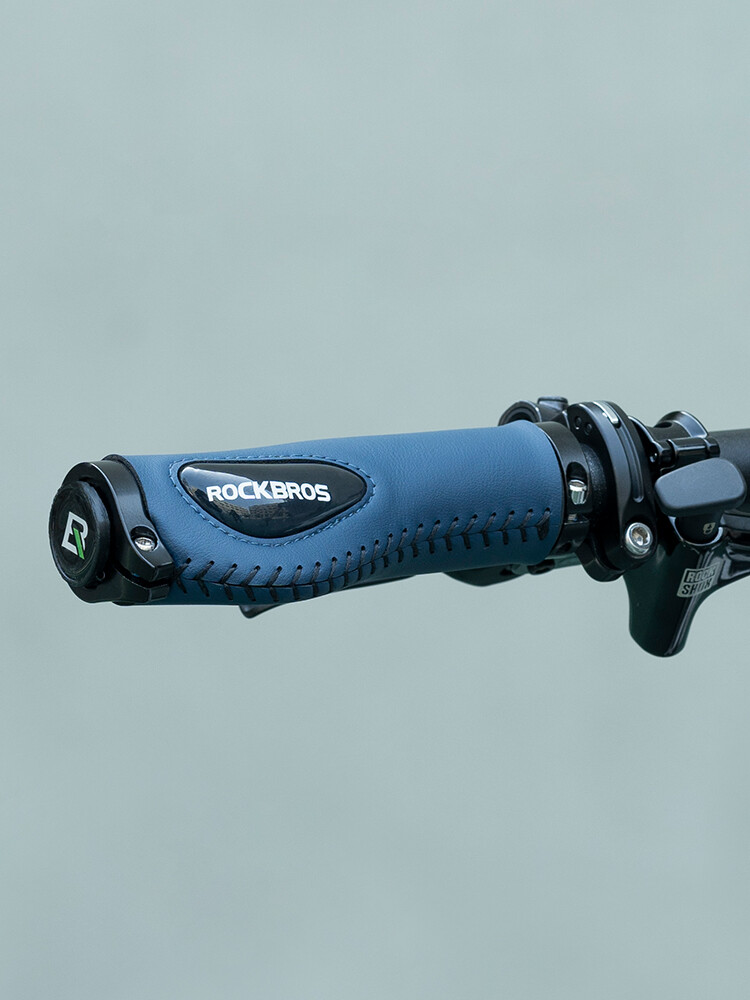 ROCKBROS Bike Handlebar Grips Double Lock-on Non-slip Liquid Silicone Soft Grips